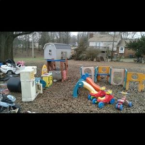 All outside yard toys